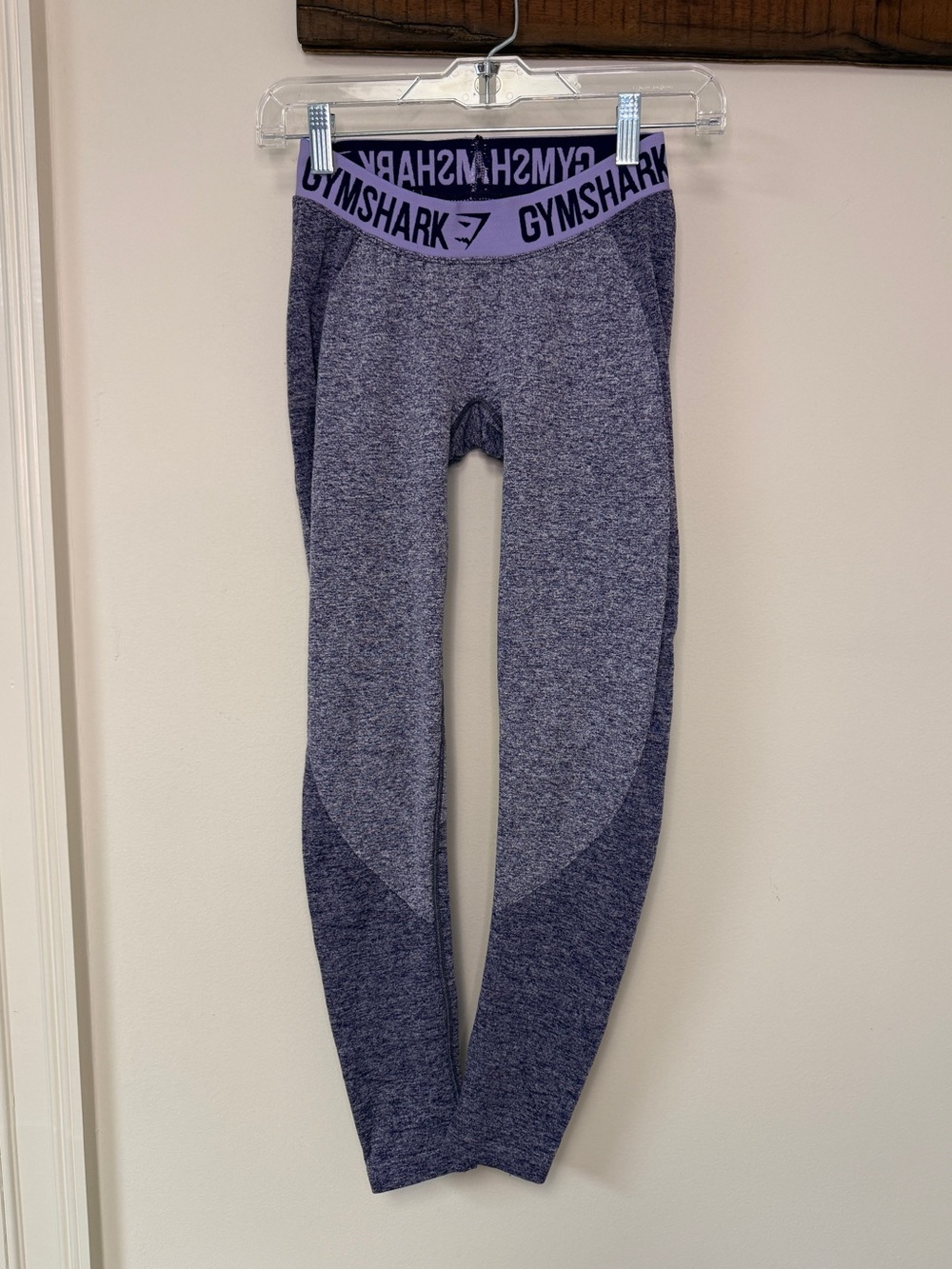 Gymshark: Women's Flex Seamless Leggings, Heather Purple, Size S